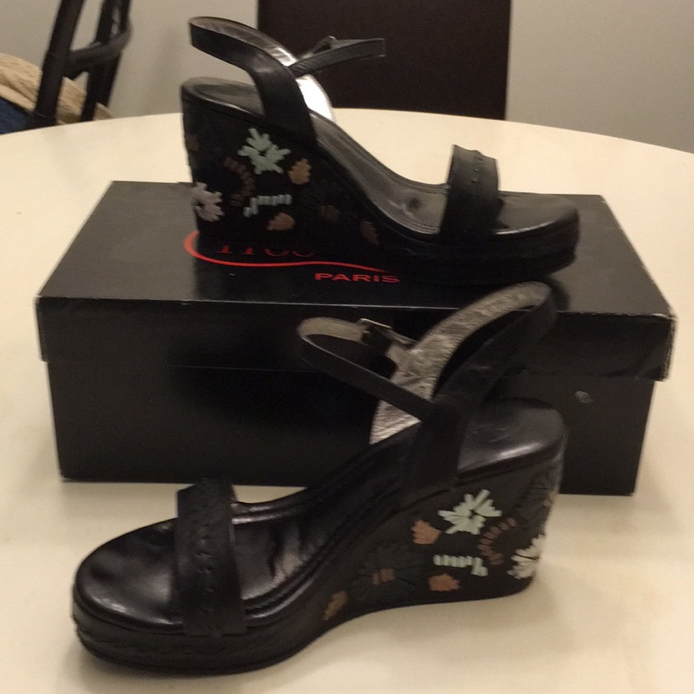 Freelance Platform Wedge Sandals